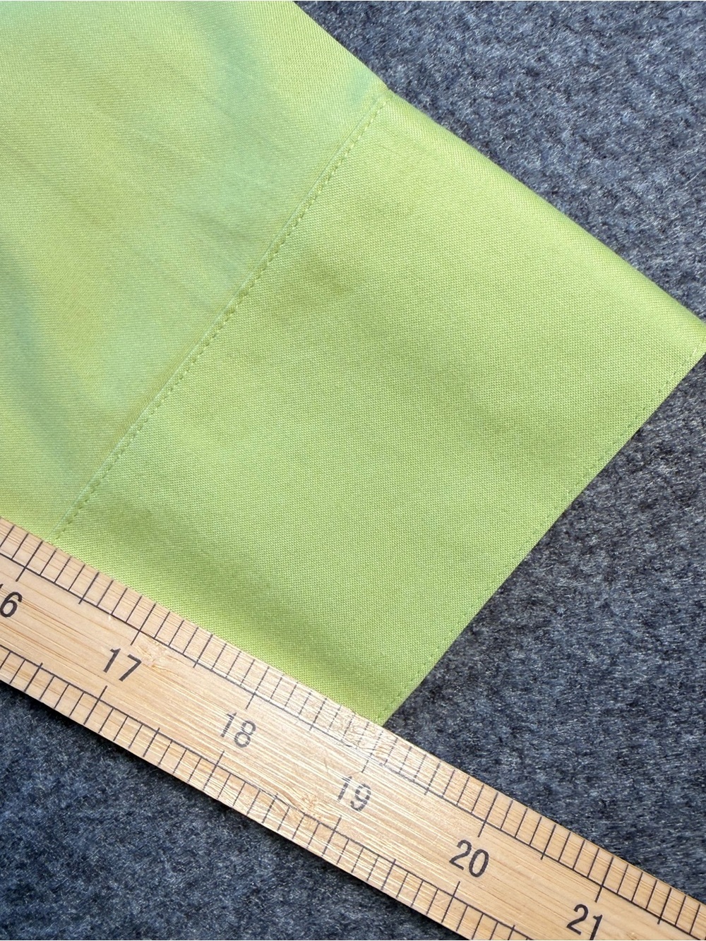 Chico’s Lime Green No-Iron Hidden Button Stretch Blouse Career‎ Top Size Large - Picture 10 of 10